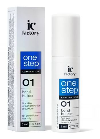 IC FACTORY, Состав #1 для ламинирования ресниц ONE STEP BOND BUILDER, 5 мл