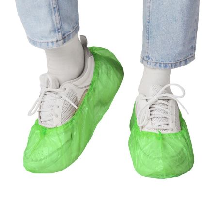 Elegreen, Бахилы медицинские п/э зеленые 3,7 гр, 50 пар, арт. ЭГЦЗ-40/2