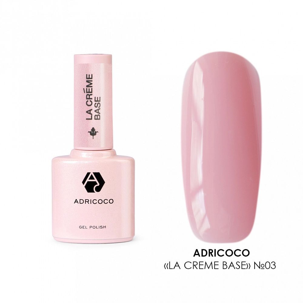 ADRICOCO, Камуфлирующая база La creme base №03 классический нюд, 10 мл