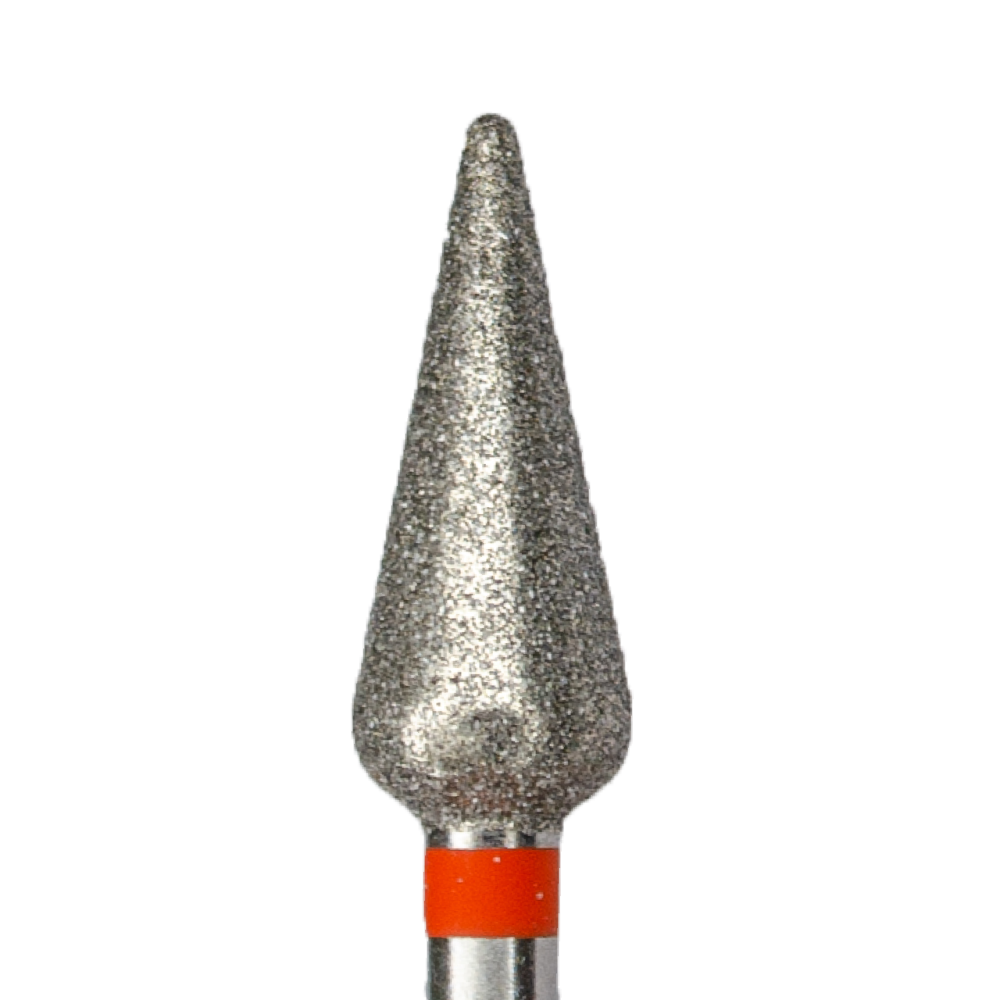 КМИЗ, Фреза алмазная КАПЛЯ мелкой зернистости D5.0 (красный) ГСАПЗ-5,0П-12,5 М