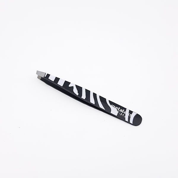 Металекс, Пинцет скошенный/ зебра RT-313