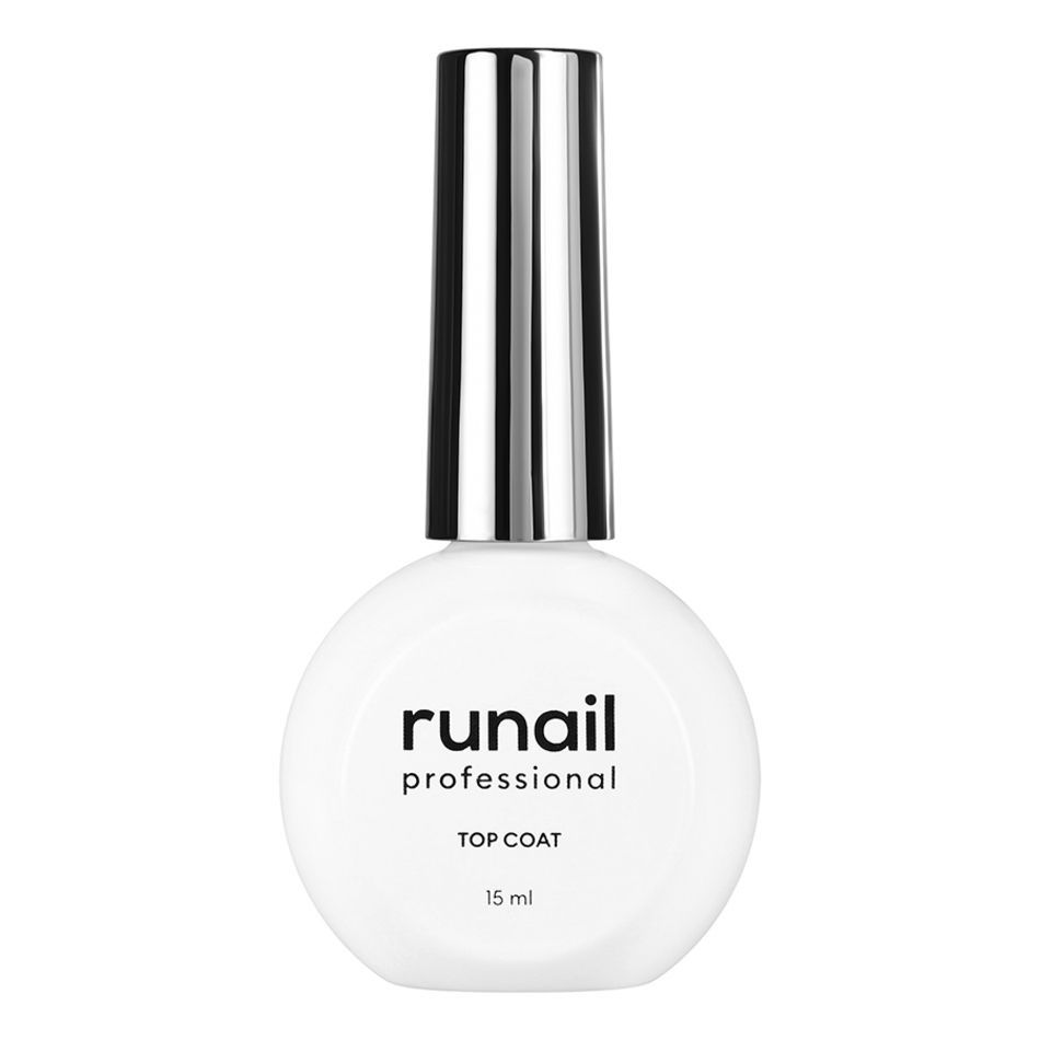 Runail, Глянцевый топ для гель-лака Top Сoat CRYSTAL, 15 мл №6366