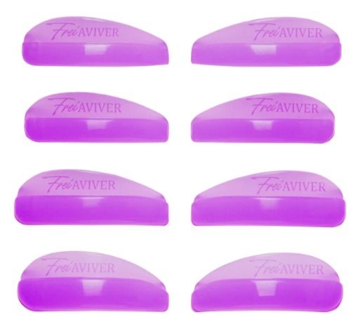 FreiAVIVER, Набор силиконовых валиков глянец (фиолетовый), 4 пары