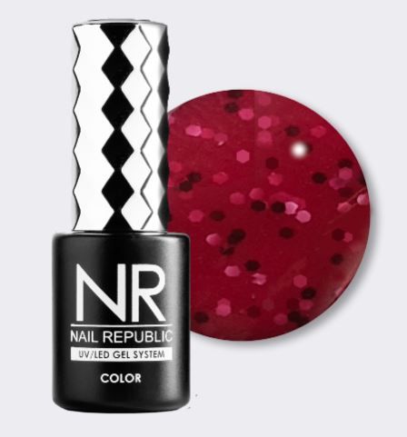 NR, 708 Гель-лак Stone crumb, Жгучее сердце, 10 мл