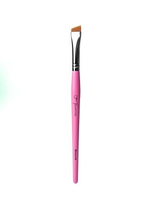 FreiAVIVER, Кисть для бровей скошенная Moscow (10мм), розовая