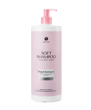 Adricoco, Бессульфатный шампунь Soft Shampoo, 1000 мл арт 1509121