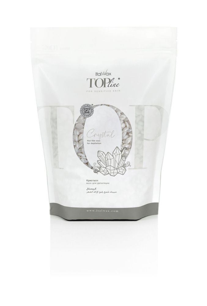 ItalWax Top Line, Воск горячий (пленочный) "Crystal" (кристалл), гранулы, 750 гр ЧЗ