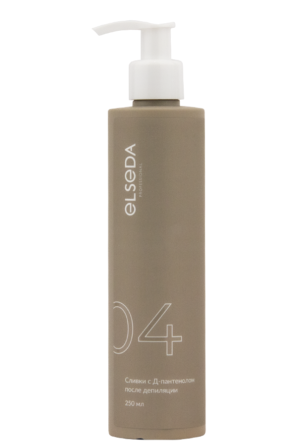 Elseda, Сливки после депиляции с Д-пантенолом и маслом авокадо, 250 мл 