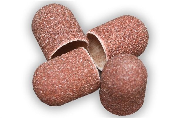 07-150-5 Колпачок коричневый (150 грит) BUDGET, набор 1 шт.