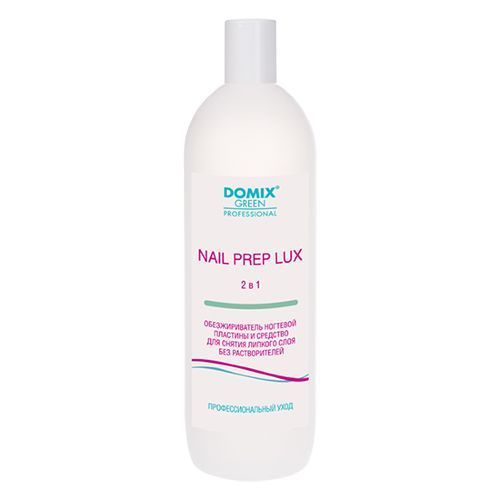 DOMIX, Обезжириватель ногтевой пластины и ср.для снятия липкого слоя "NAIL PREP LUX 2в1", 500 мл