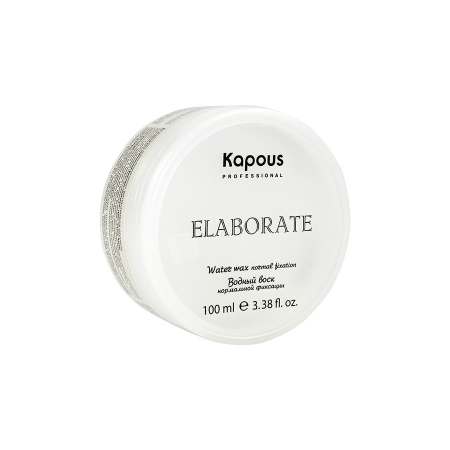 Kapous, Водный воск нормальной фиксации "Elaborate" серии "Styling",100мл, арт.910 ЧЗ