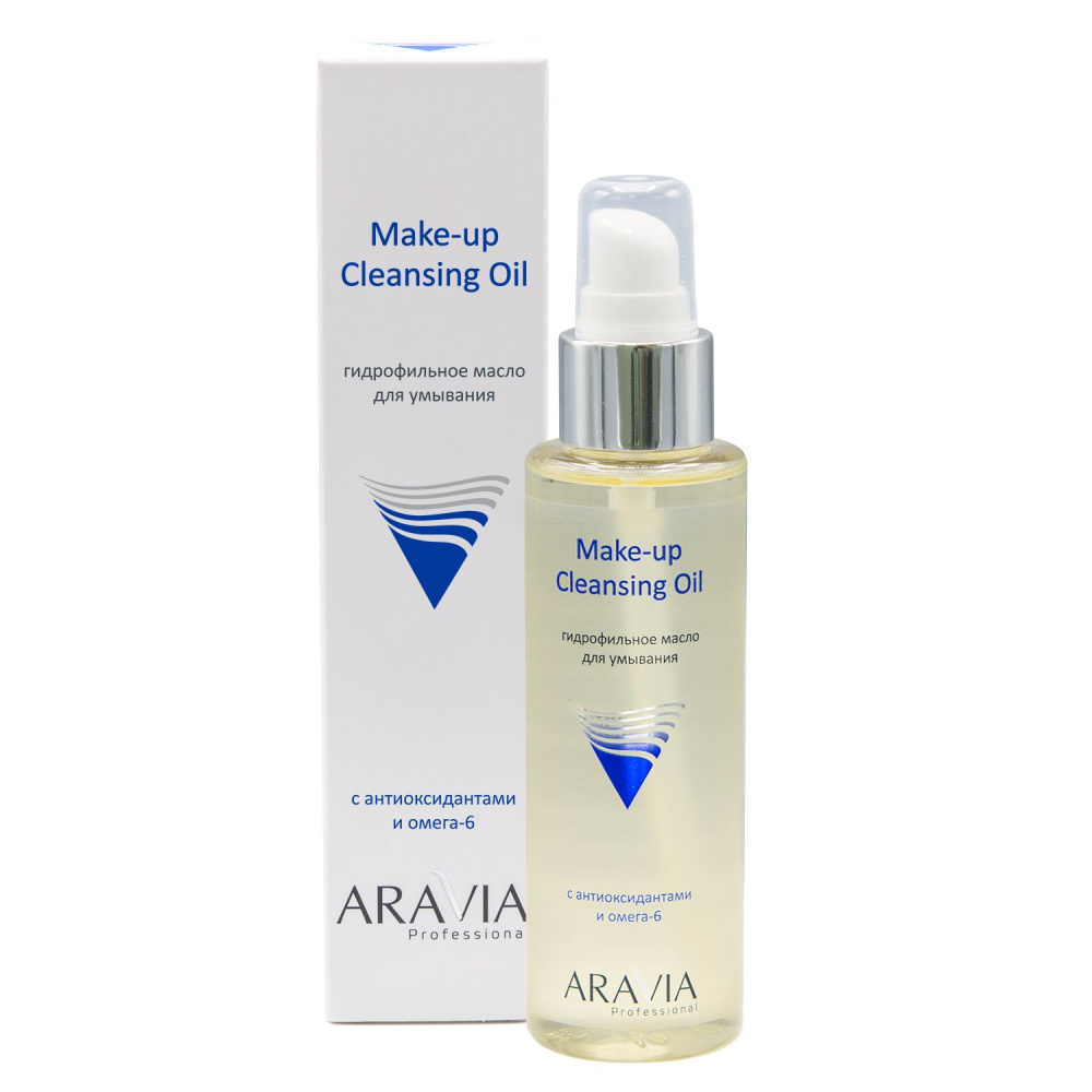 ARAVIA Professional 9110 Гидроф. масло д/умывания с антиокс-ми и омега-6 Make-up Cleansing Oil,110мл