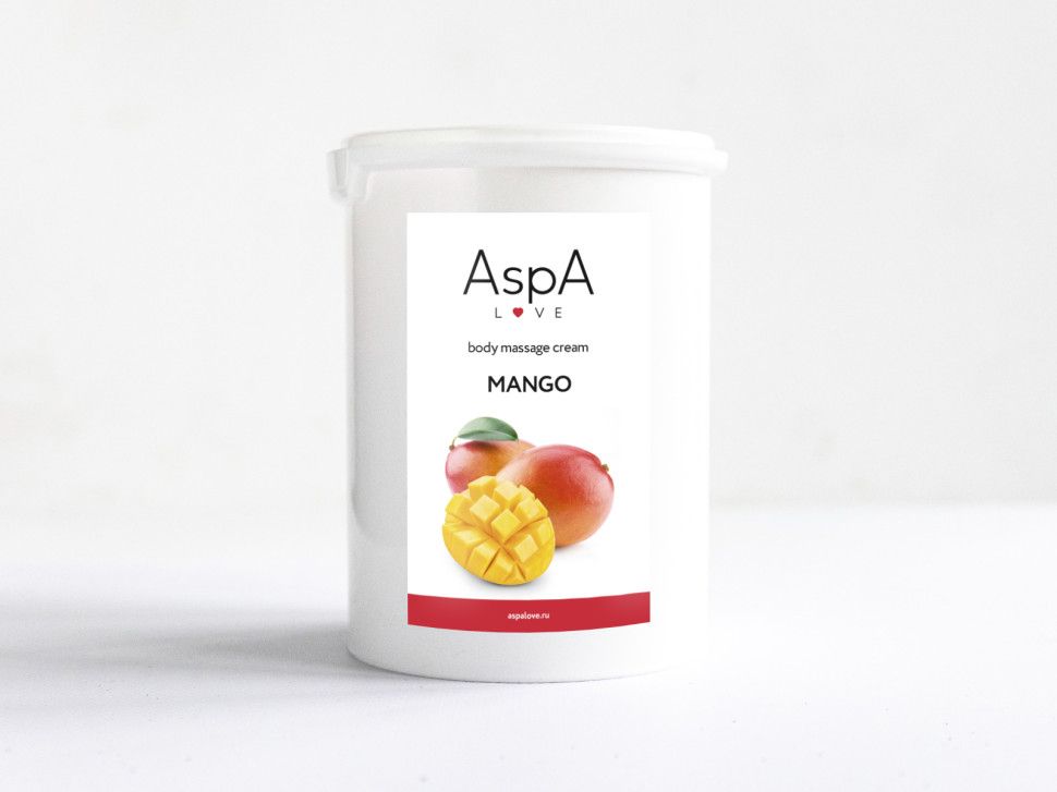 AspA  Love, Массажный крем для тела Манго, 1 кг