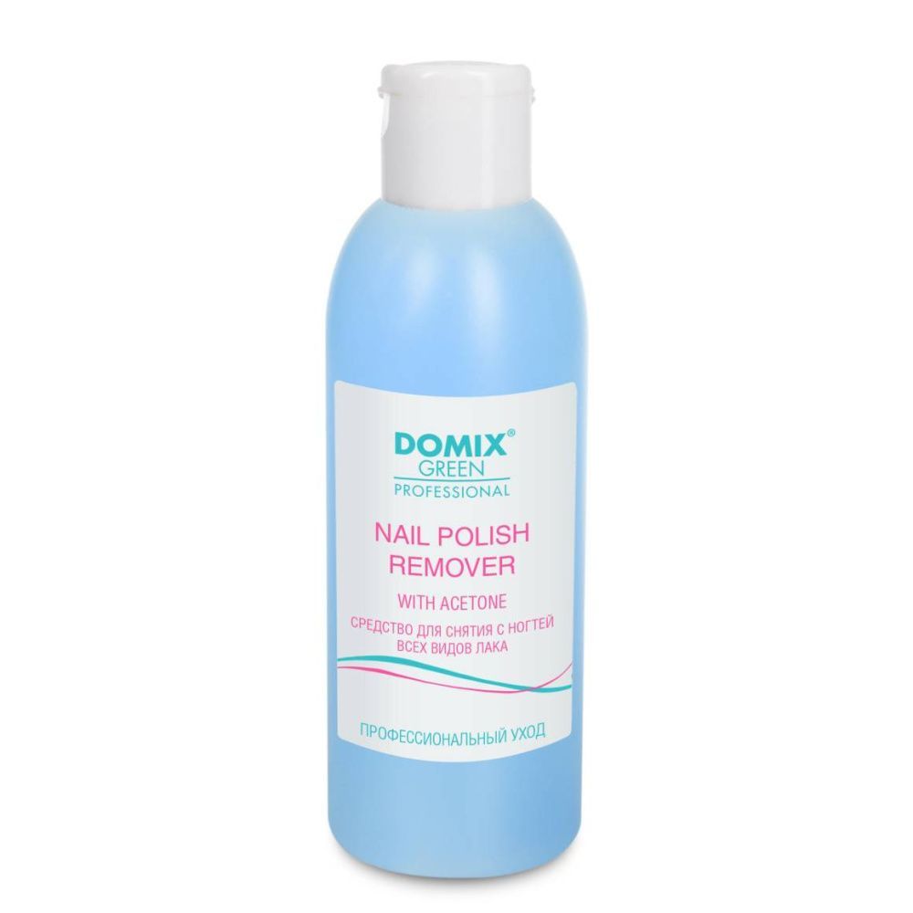 DOMIX, Средство для снятия всех видов лака с ацетоном, 200 мл