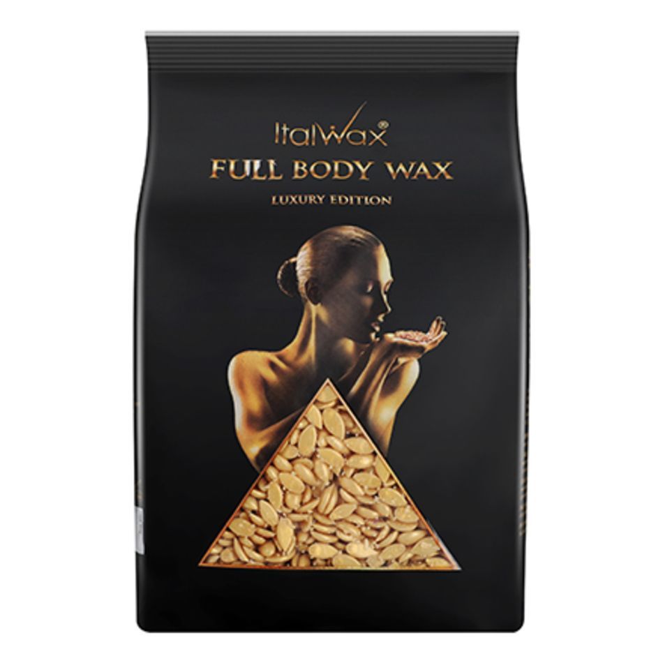 ItalWax, Воск горячий (пленочный), Full Body Wax (Клеопатра), гранулы, 1кг (Ч/З)