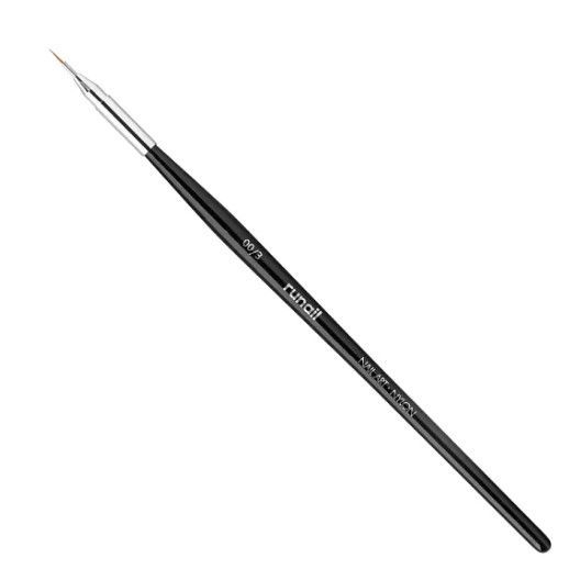 Runail, Кисть для дизайна Nail Art Nylon, 5 мм №00/3 №3594
