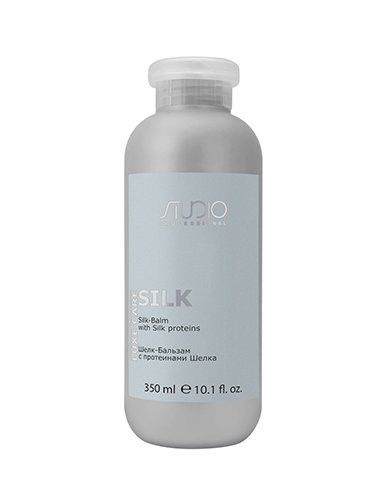 Kapous Studio Professional, Шелк-Шампунь с протеинами шелка "Luxe Care", 350 мл, арт.2242 ЧЗ