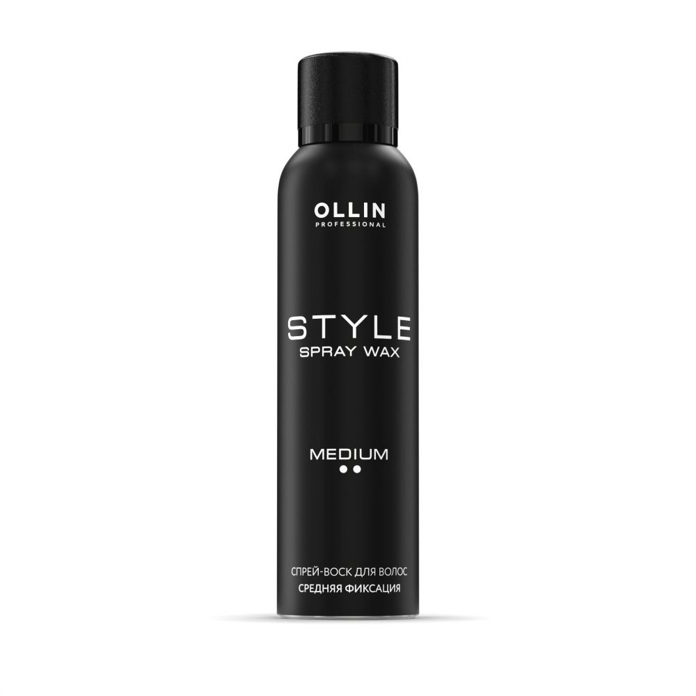 OLLIN STYLE, Спрей-воск для волос средней фиксации 150мл ЧЗ