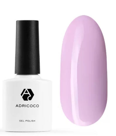 ADRICOCO, Цветной гель-лак  №004 розовый, 8 мл