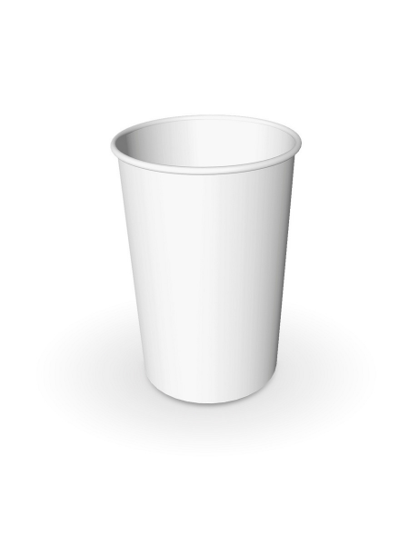 Стакан бумажный для горячего 250мл Белый D80мм, 50шт в упак арт 2607*