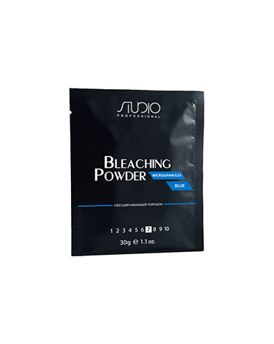 Kapous Studio Professional, Обесцвечивающий порошок для волос Microgranules Blue 30 г, арт.2552