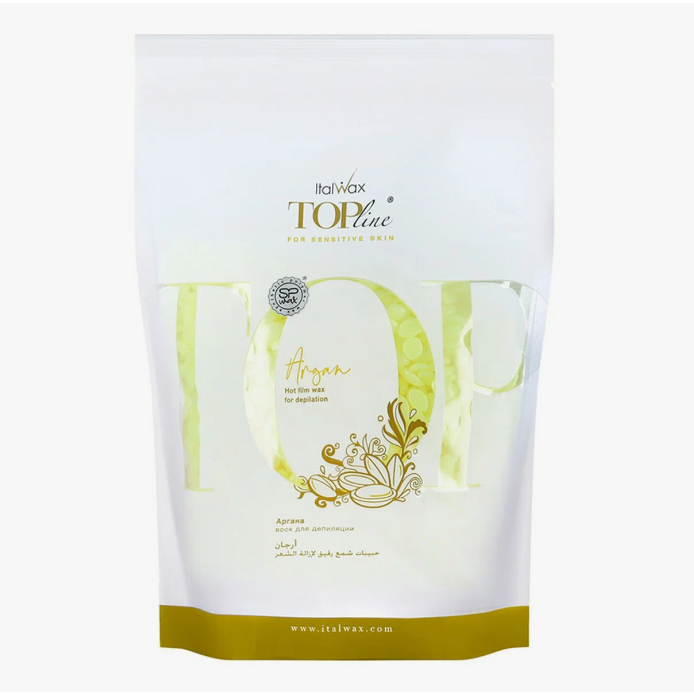 ItalWax Top Line, Воск горячий (пленочный) "Argan" (Аргана), гранулы, 750 гр  (Ч/З)