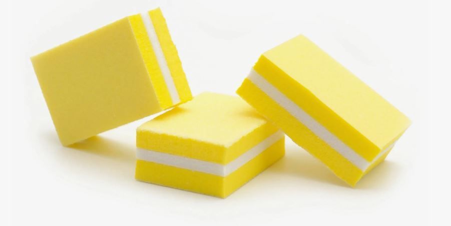 Баф-мини, 100/180 грит (жёлтый), 1шт.