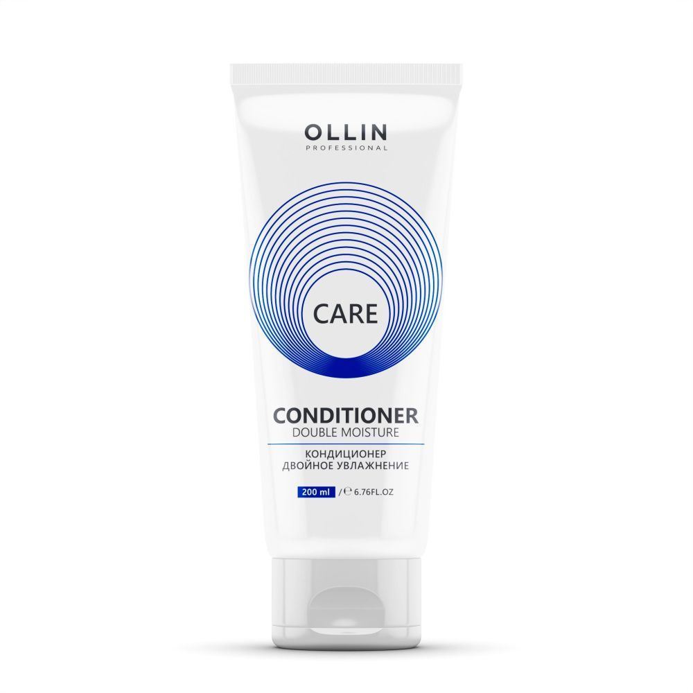 OLLIN, Кондиционер CARE двойное увлажнение 200мл ЧЗ