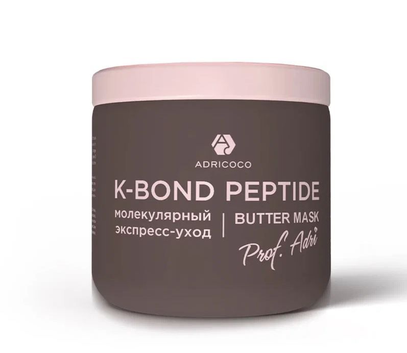 ADRICOCO, Восстанавливающая маска-баттер для волос Prof Adri K-Bond Peptide, 300 мл