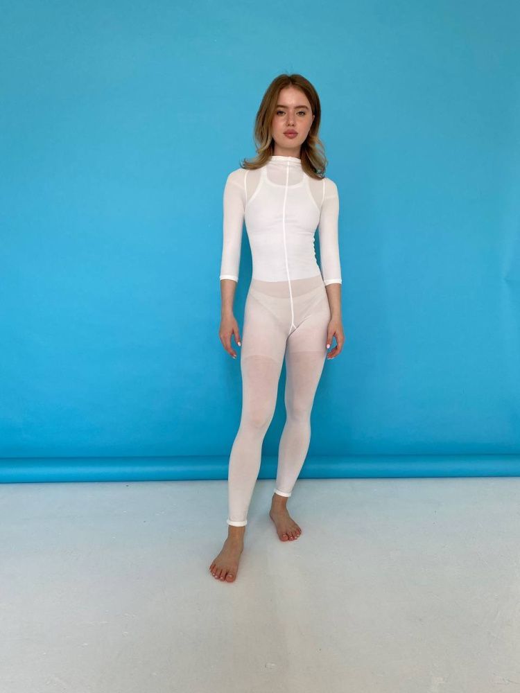 Индивидуальное защитное изделие для эстетических процедур (LPG) разм.S, 100 ден,  БЕЛЫЙ