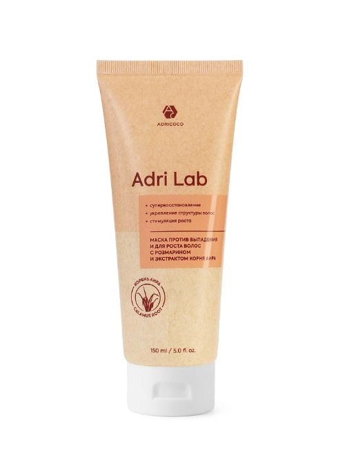ADRICOCO, Маска Adri Lab с розмарином и экстрактом корня аира, 150 мл арт 7673683