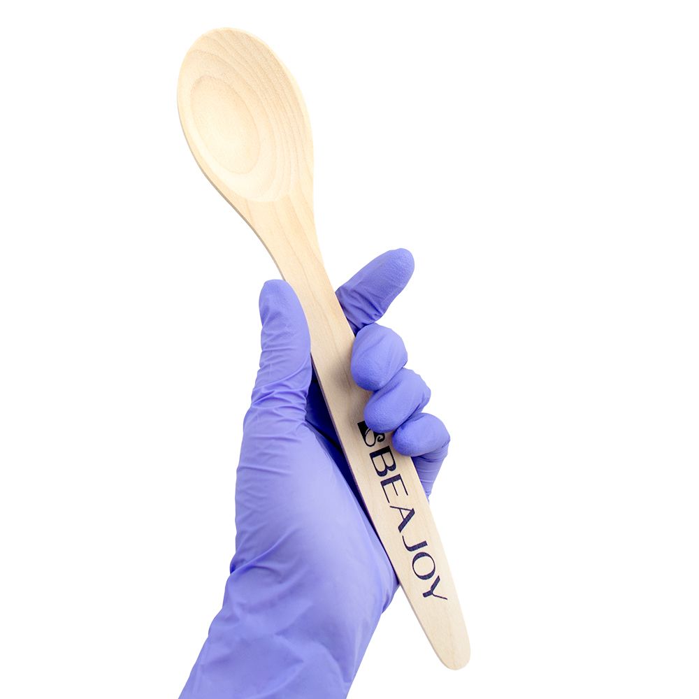 BEAJOY, Ложка для полимерной депиляции деревянная 1 шт.