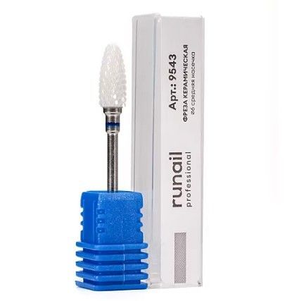 Runail, Фреза керамическая кукуруза 6 мм, средняя насечка №9543
