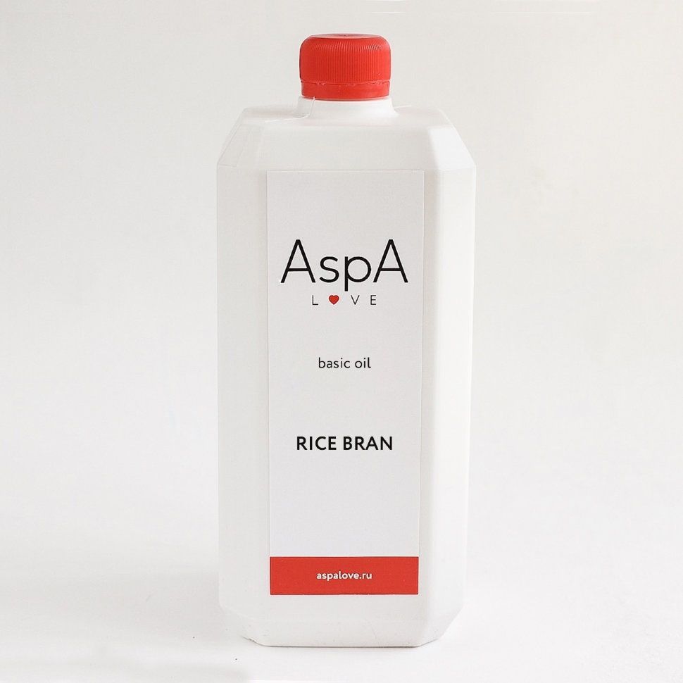 AspA  Love, Масло рисовых отрубей (рафинированное), (21536996) + Дозатор, 1000 мл