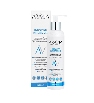 ARAVIA Laboratories А118, Увлажняющий гель д/интимной гигиены д/ежедневного ухода, 200мл