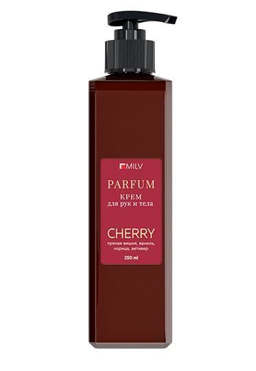 Milv, Парфюмированный восст. крем д/рук и тела с маслом авокадо, LOST CHERRY, 250 мл арт. 20141