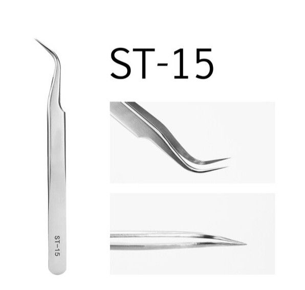 Пинцет ST-15 (изогнутый)
