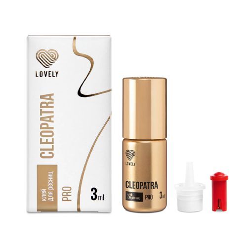 Lovely, Клей чёрный "Cleopatra", 3 мл