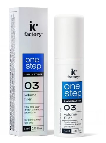 IC FACTORY, Состав #3 для ламинирования ресниц ONE STEP VOLUME FILLER, 5 мл