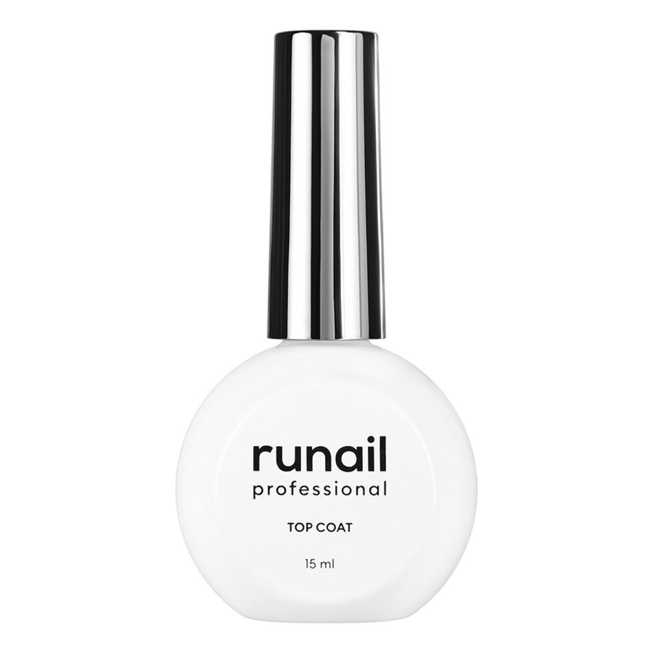 Runail, Глянцевый топ для гель-лака Top Сoat CRYSTAL, 15 мл №6366