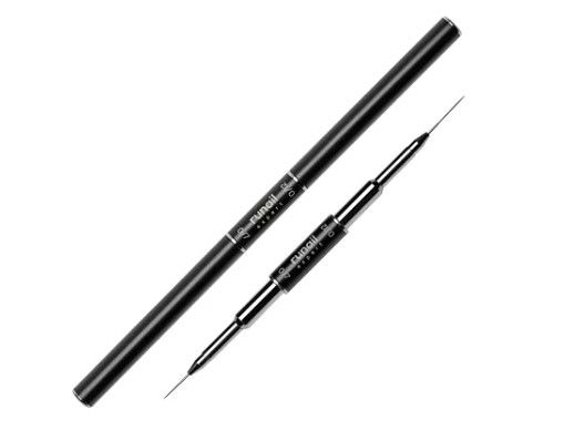 Runail, Кисть Expert двустор. для дизайна тонкая №0/7, №0/12 синтетика №9384