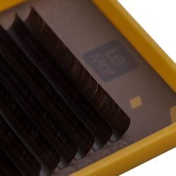 Le Maitre, Ресницы коричневые Truffle "Bronze" 20 линий D 0.10 MIX  6-13 mm