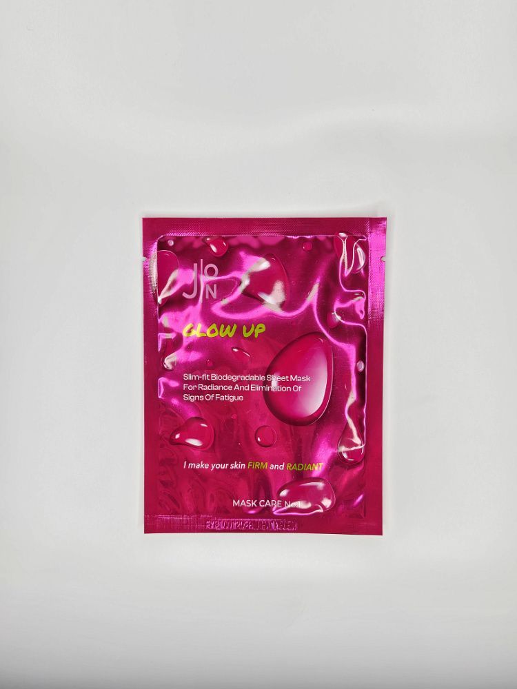 J|ON, Тканевая маска для лица с пептидами Ultra Revitalizing Peptide Sheet Mask, 28 мл