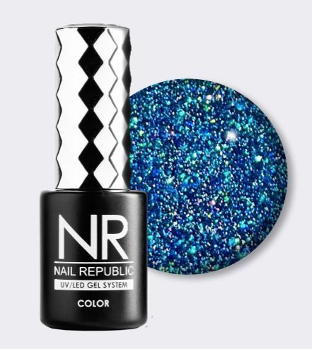 NR, BRIGHT Flash 1097 гель-лак светоотражающий, 10 мл