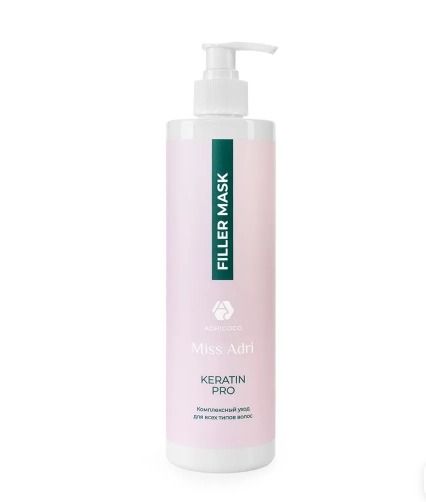 ADRICOCO, Унив. маска-филлер для волос Keratin Pro с керат. и белковым коктейл., 500 мл арт 1506663