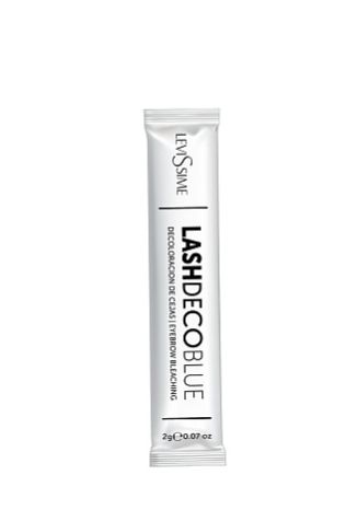 LEVISSIME, Осветляющий порошок для ресниц LASH DECOBLUE , 2 г