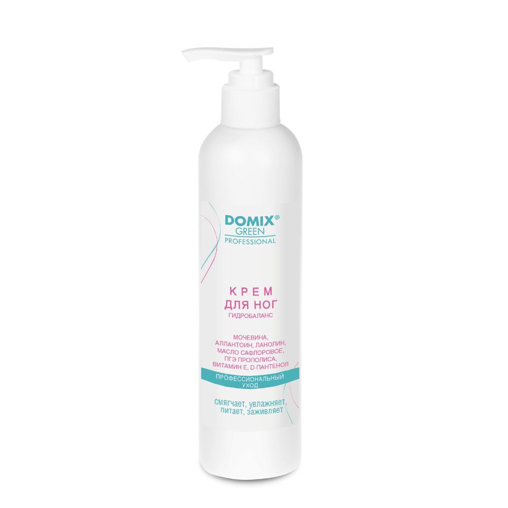 DOMIX, Крем для ног "ГИДРОБАЛАНС" с мочевиной 250 мл