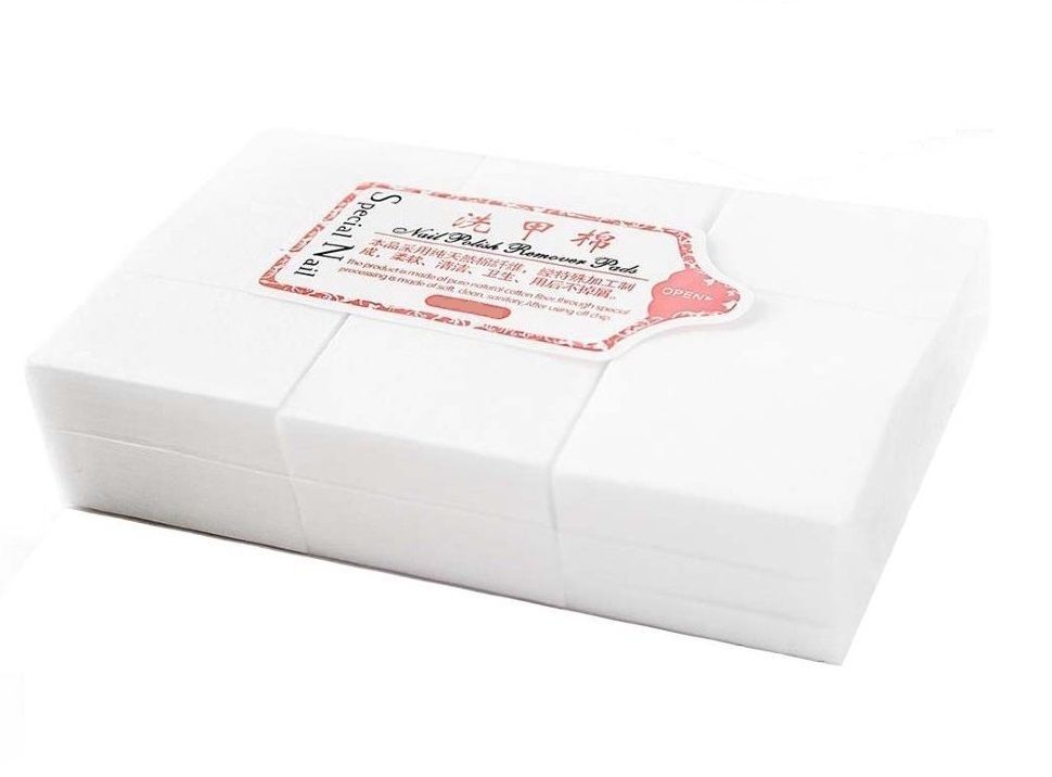 Салфетки безворсовые для маникюра, жесткие Белые (4х6см), уп. 540 шт.