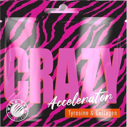 Soleo,Wild Tan CRAZY ACCELERATOR Омолаживающий ускоритель загара с коллагеном, 15 мл арт.510770