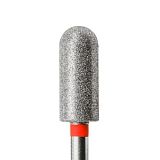 КМИЗ, Фреза алмазная ЦИЛИНДР с полусферой мелкой зернистости D5.0 (красный) ГСАЦС-5,0П-12М